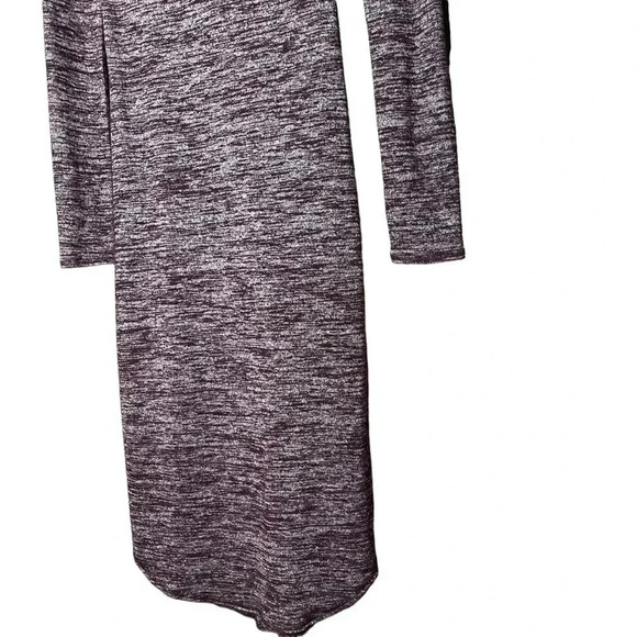 Wilfred Free Lisiere Marled Brown Bodycon  Long Sleeve Midi Dress Size Small - Picture 6 of 7